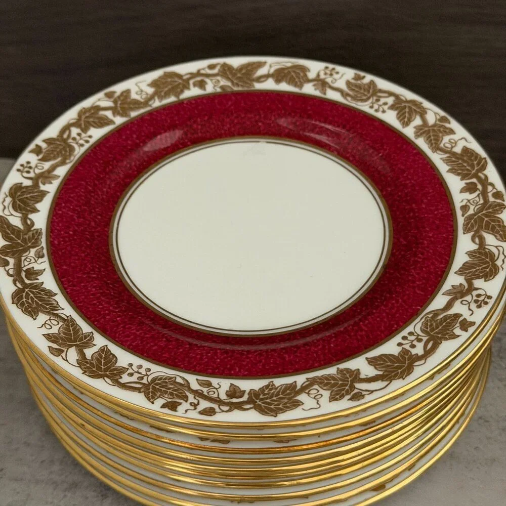 Vintage Wedgwood Whitehall Powder Ruby 6